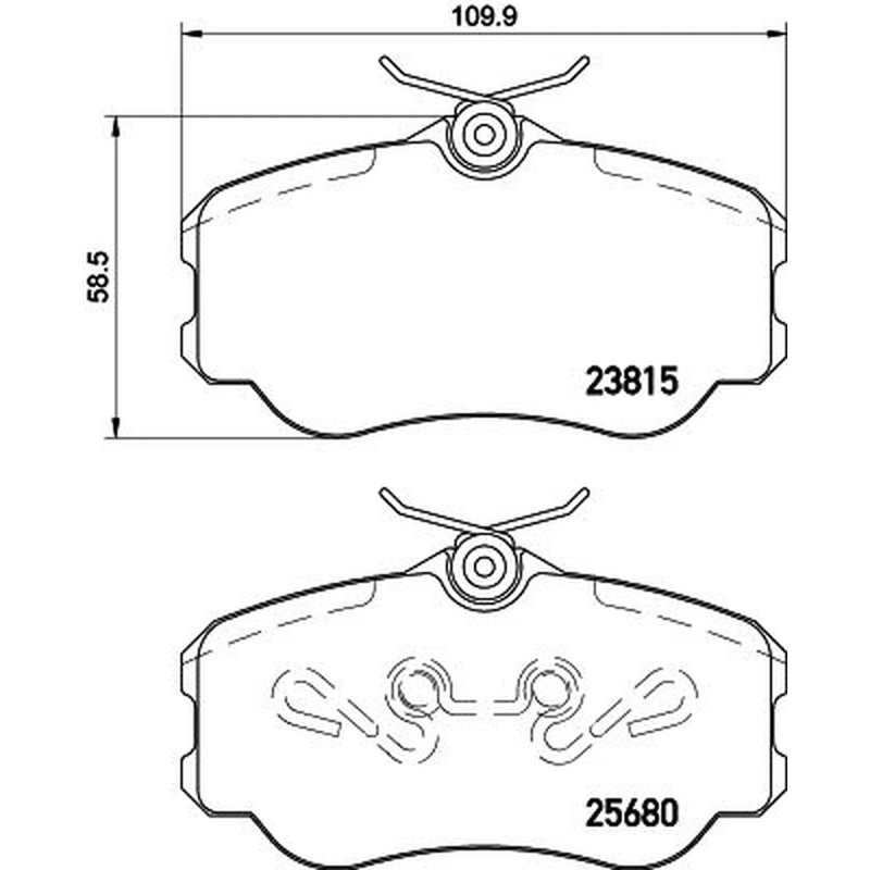 Mintex Brake Pad Set MDB3371