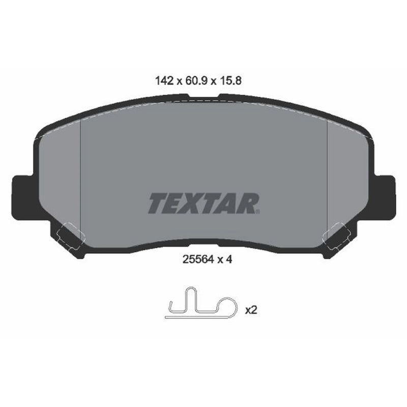 Textar Front Brake Pad Set 2556401