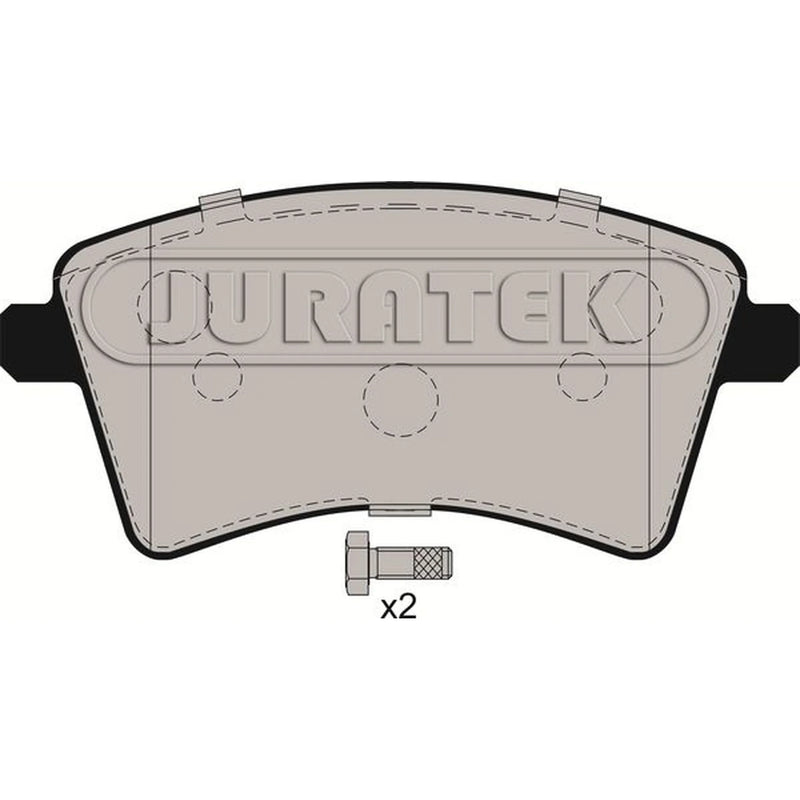 Juratek Front Brake Pad Set JCP038