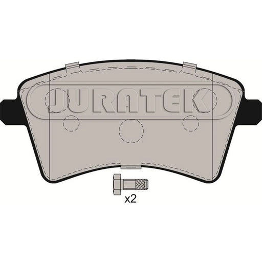 Juratek Front Brake Pad Set JCP038
