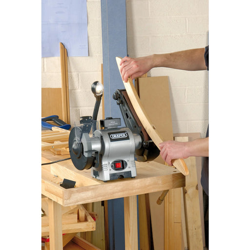 Draper Bench Grinder GD650A 150mm 370W with Sanding Belt