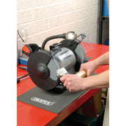 Draper Bench Grinder 200mm 550W with Work Light