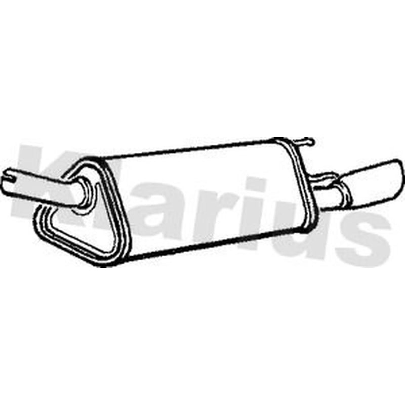 Klarius Box With Tail Pipe Rear GM233J