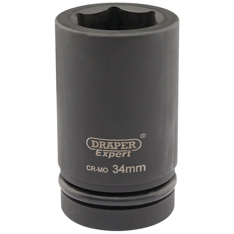 Draper HI-TORQ® 6 Point Deep Impact Socket, 3/8" & 1" Sq. Dr.
