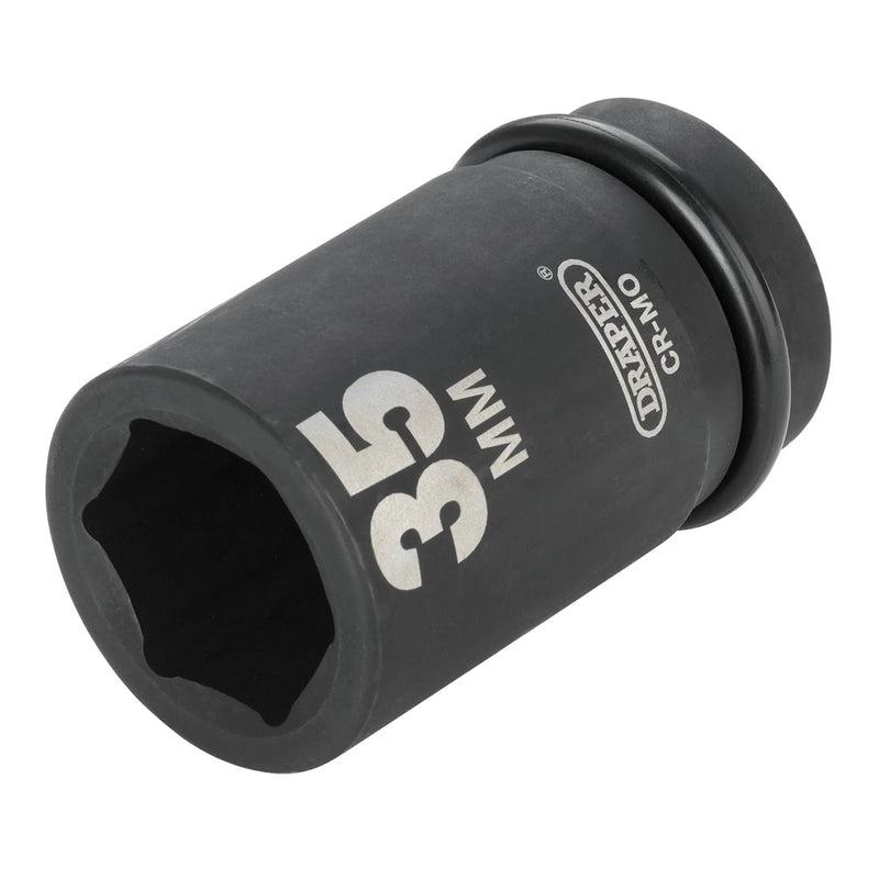 Draper HI-TORQ® 6 Point Deep Impact Socket, 3/8" & 1" Sq. Dr.