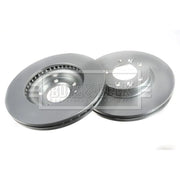 Borg & Beck 2 x Vented Front Brake Discs BBD4443