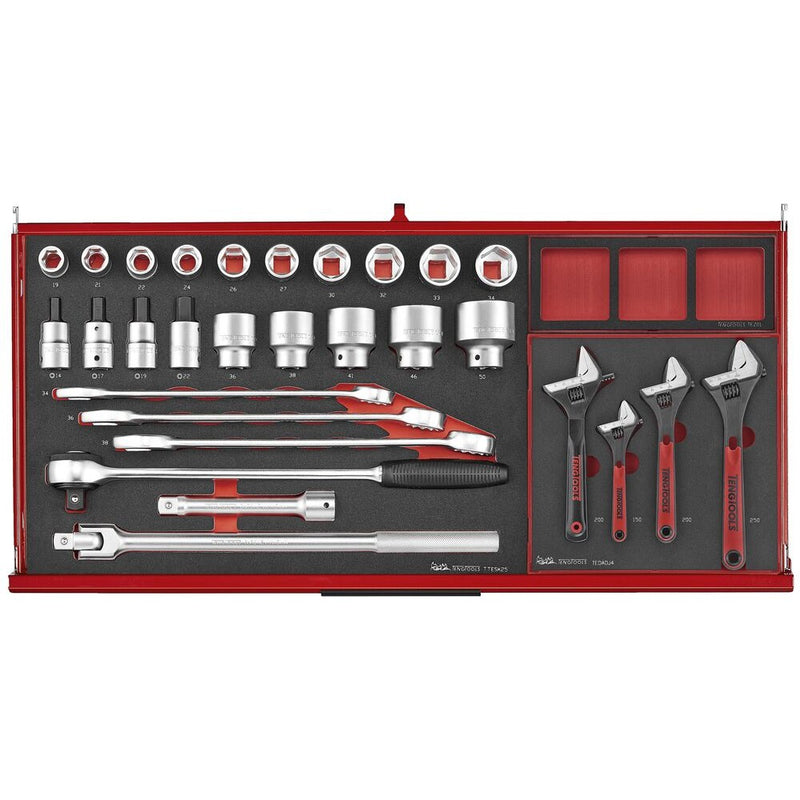 Teng Tools Mobile Tool Kit 513 Pieces Red TKW37R513F
