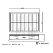 Blue Print Engine Air Filter ADBP220066