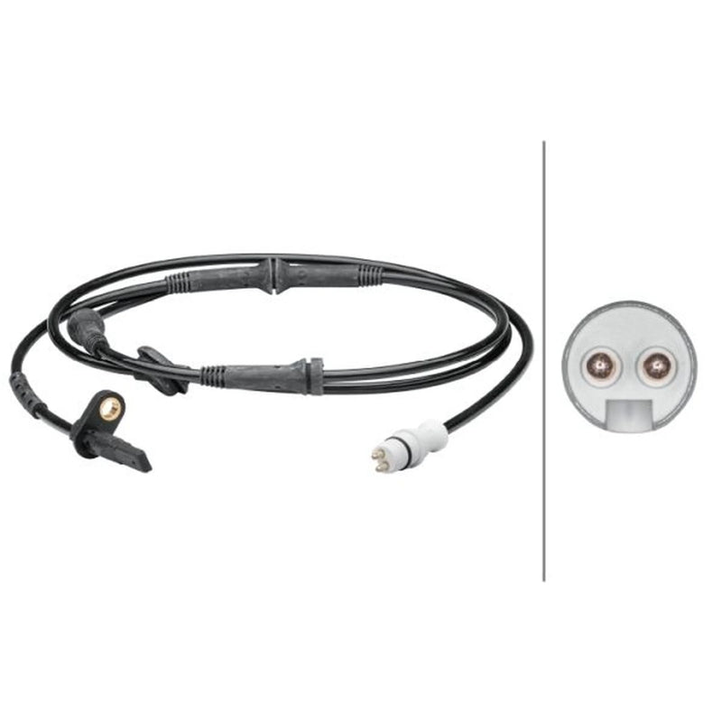 Hella ABS Wheel Speed Sensor Rear 6PU 012 679-231