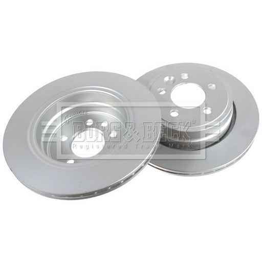 Borg & Beck 2 x Vented Rear Brake Discs BBD5377
