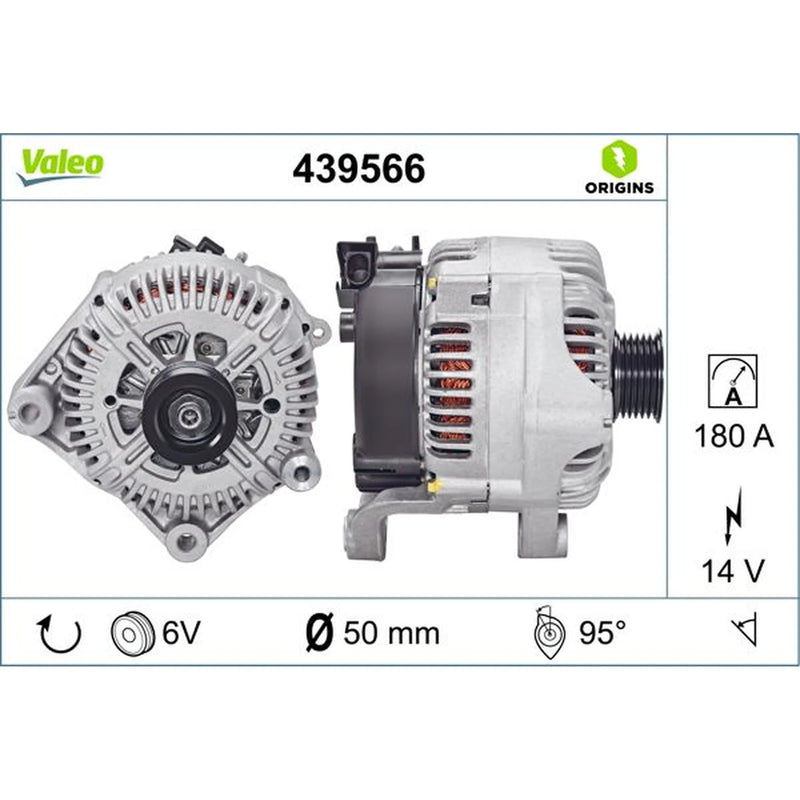 Valeo Car Alternator 12V 439566