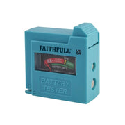 Faithfull Battery Tester for AA, AAA, C, D & 9V - FAIDETBAT