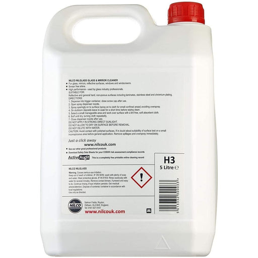 Nilco Nilglass Glass & Mirror Cleaner - 5 Litre Nilco  - Town Parts