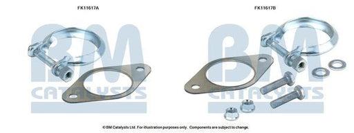 BM Catalysts FK11617B Soot/Particulate Filter Mounting Kit Fits Ford Volvo S60 BM - Town Parts