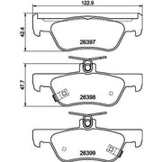 DON Rear Brake Pad Set PCP2040