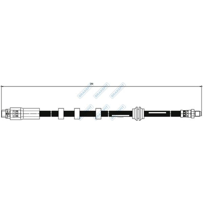 Apec Brake Hydraulic Hose Line Front BHO4175