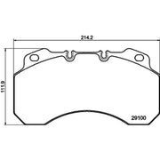 DON Front Brake Pad Set CVP084