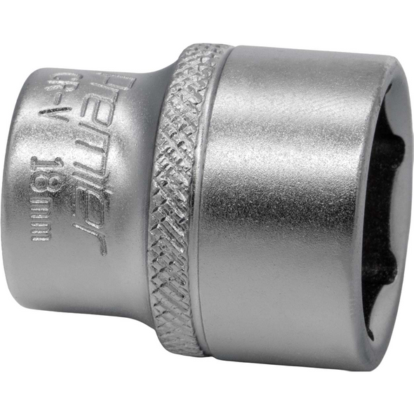 Sealey 3/8"Dr Socket 18mm (Micro Satin Finish)