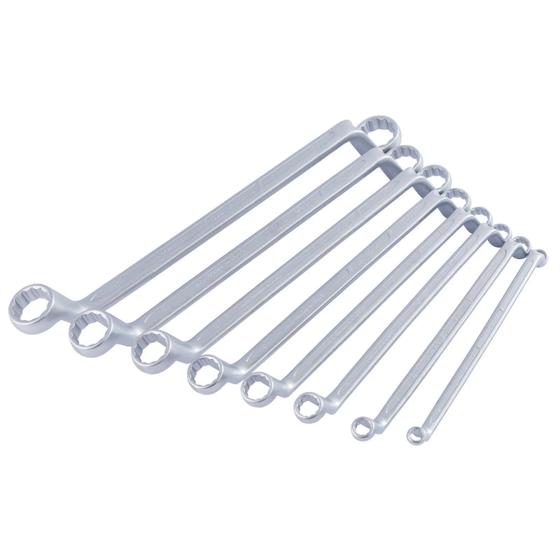 Elora Deep Crank Metric Ring Spanner Set 8 Piece