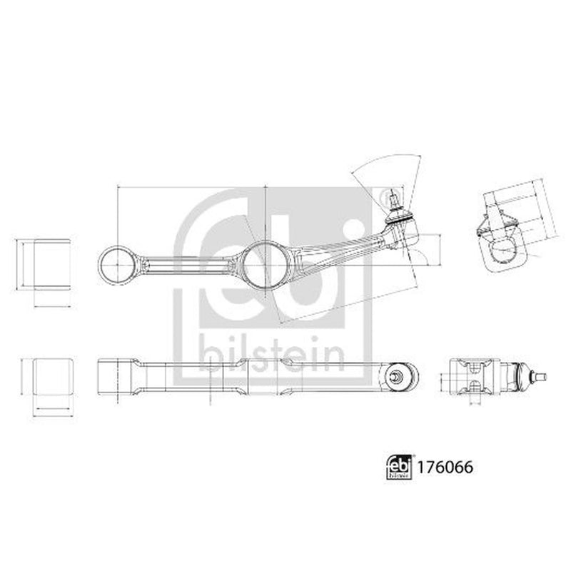 Febi Control/Trailing Arm Rear 176066