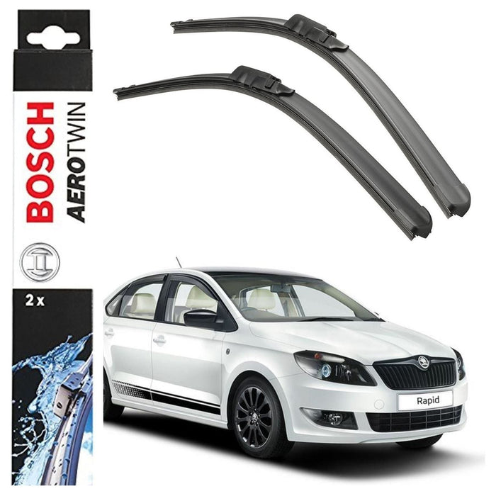 Bosch Aerotwin Front Wiper Blades Set Skoda Rapid 07.12> A556S Bosch  - Town Parts