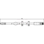 Apec Brake Hydraulic Hose Line Front HOS3655