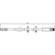 Apec Brake Hydraulic Hose Line Front HOS3655