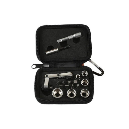 Laser Tools Mini Flexi Ratchet Socket and Bit Set 17pc - PL