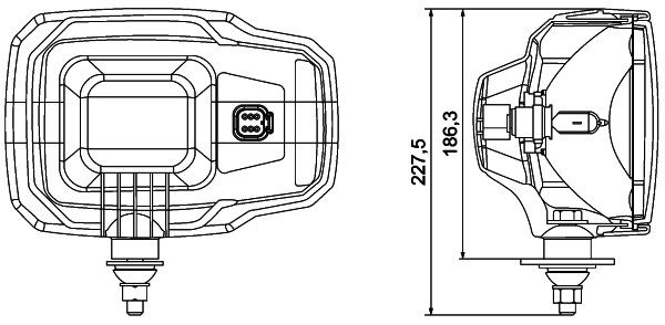 Hella Headlight Headlamp T4W Left