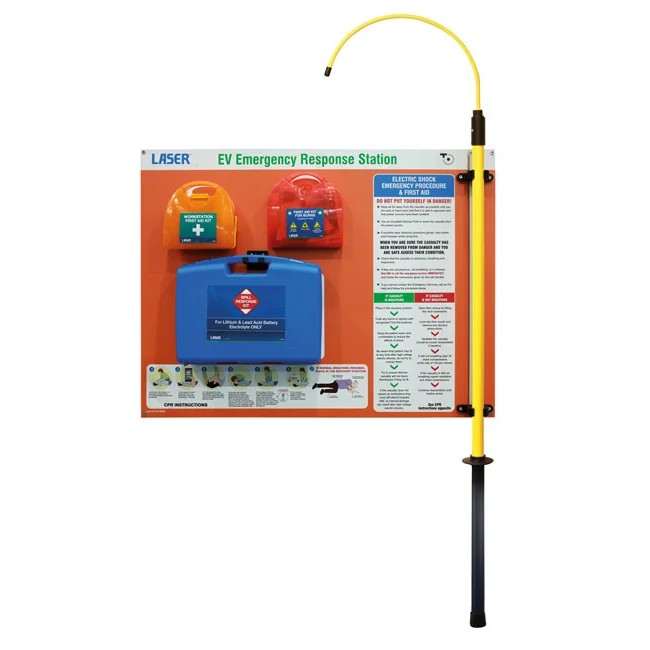 Laser Tools EV Emergency Response Station c/w, Electric Burns Kit, First Aid
