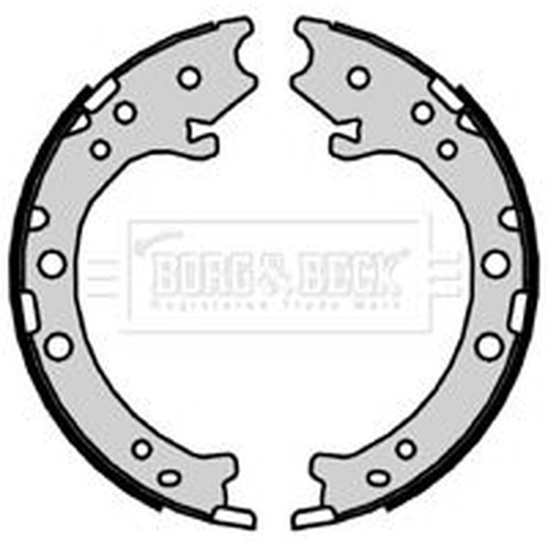 Borg & Beck Parking Brake Shoe Set BBS6431