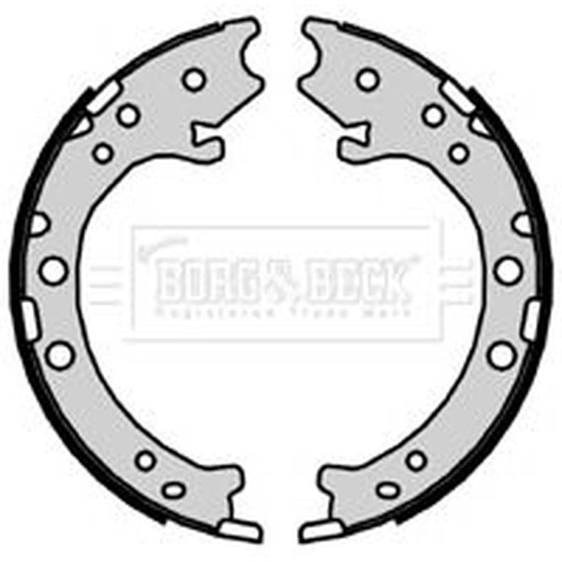 Borg & Beck Parking Brake Shoe Set BBS6431