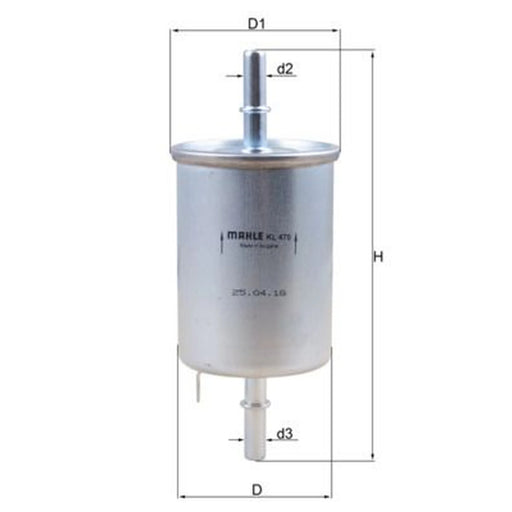 Mahle Fuel Filter Element KL 470