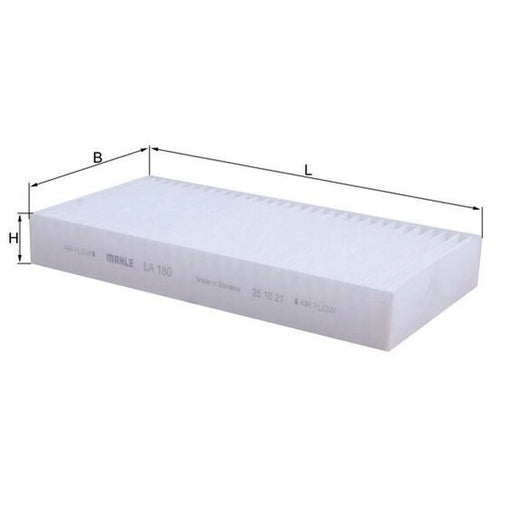 Mahle Cabin Air Filter (Pollen Filter) LA 180