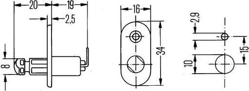 Hella 6ZF 004 365-041 Switch, door contact