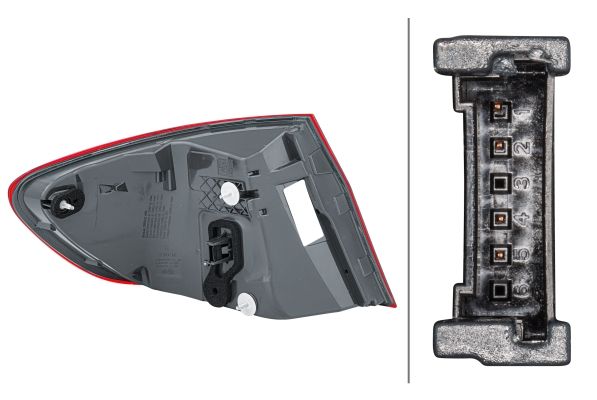 Hella 2SD 010 234-101 Tail Light Assembly