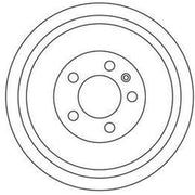 Abtex Brake Drum Assembly Rear BDM982