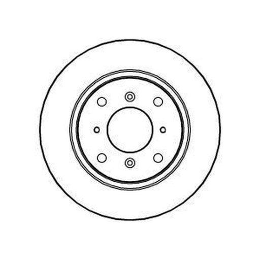 Abtex 2 x Vented Front Brake Discs BD1336V