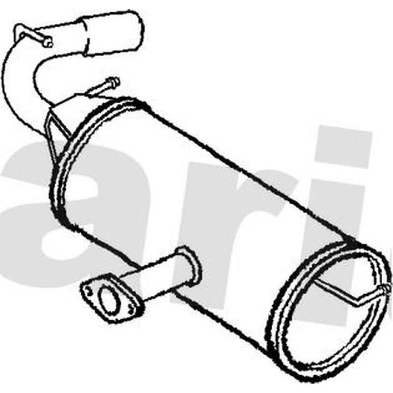 Klarius Box With Tail Pipe Rear TY656X