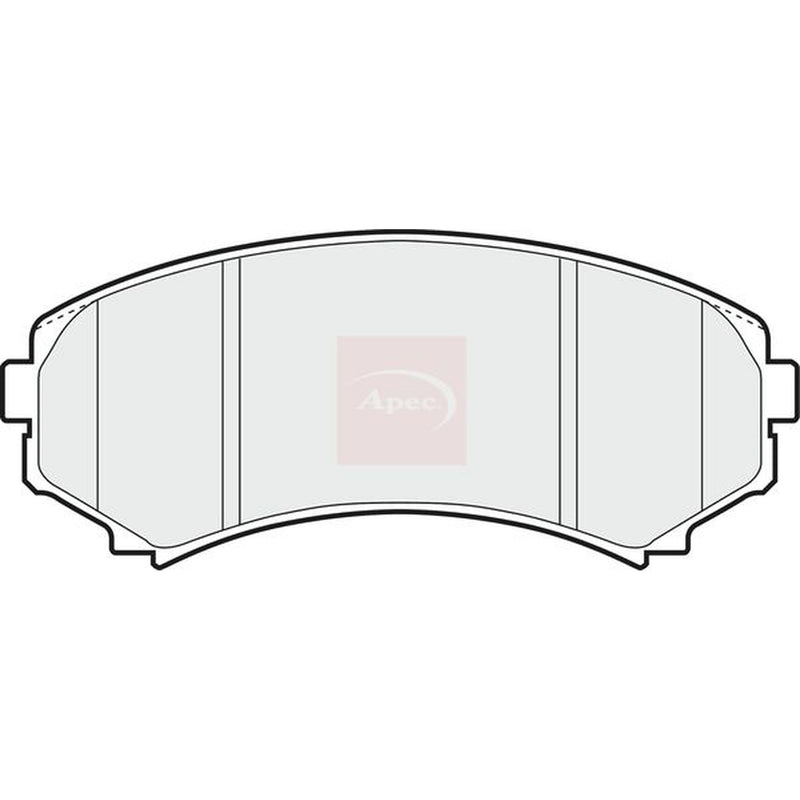 Apec Front Brake Pad Set PAD1268