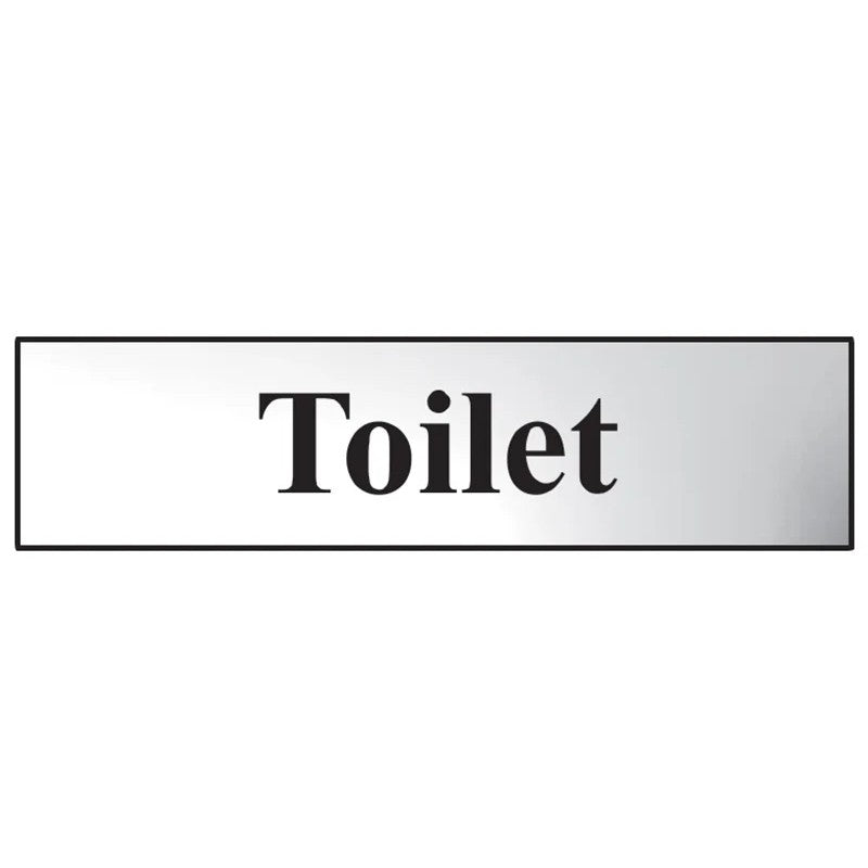 Scan Toilet - Polished Chrome Effect 200 x 50mm - 6051C