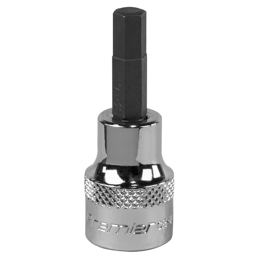 Sealey Hex Socket Bit 6mm 3/8"Sq Drive SBH009 Sealey  - Town Parts