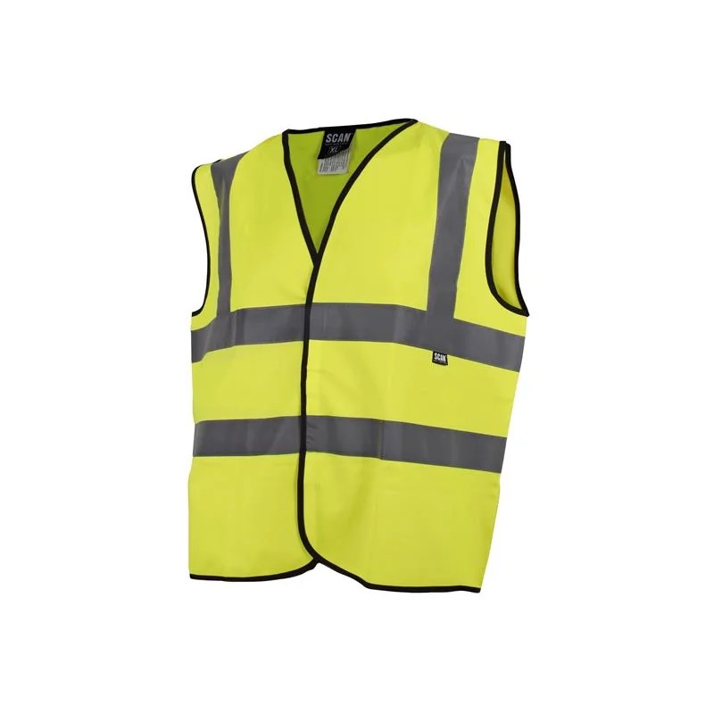 Scan Hi-Vis Yellow Waistcoat - L (44in) - UC801