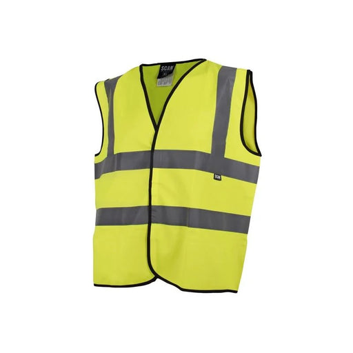 Scan Hi-Vis Yellow Waistcoat - XL (48in) - UC801