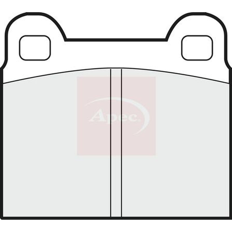 Apec Rear Brake Pad Set PAD121