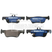 Borg & Beck 4 x Rear Brake Pad Set BBP2949