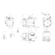 Hella Air Conditioning Compressor 8FK 366 201-161