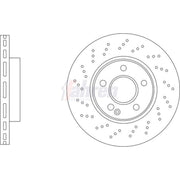 Fahren 2 x Vented Front Brake Discs FBD6840