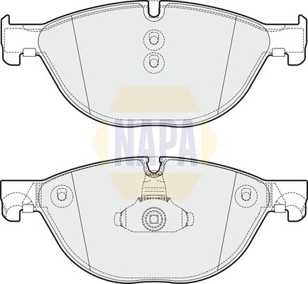 NAPA Front & Rear Pads fits BMW