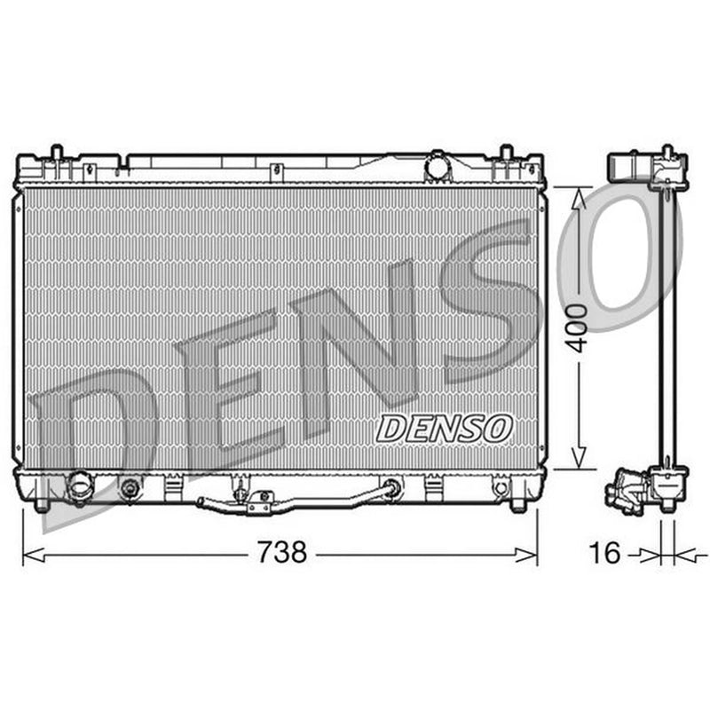 Denso Engine Radiator DRM50043